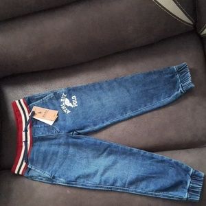 Boys Stretch Demin Jogger Pants